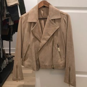 TopShop Light Pink Suede Jacket